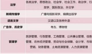 文科生可以报哪些专业